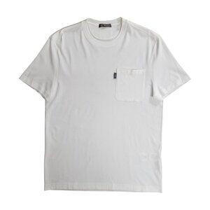 Versace Pocket T Shirt With Logo XS in White